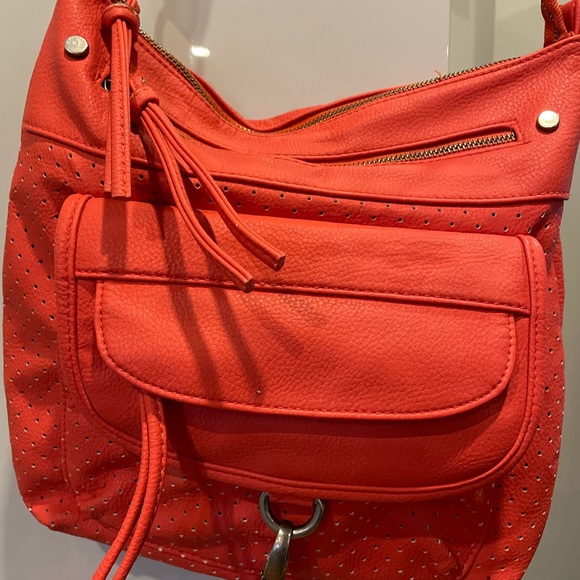 Coral Crossbody bag, Vegan leather - Picture 3 of 5